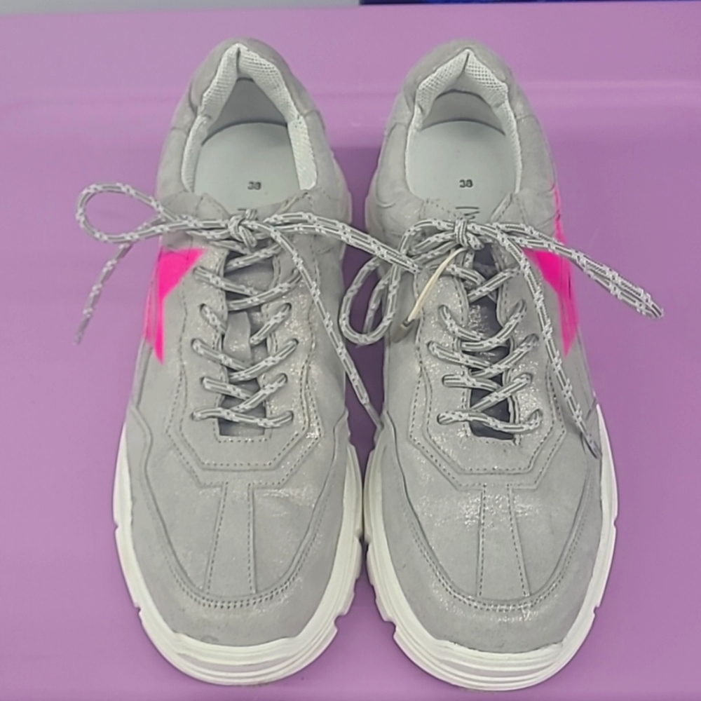 Miro Rubens Platform Pink Star Sneakers
